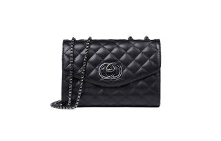 C°BANNER Cow Leather Crossbody Bag, Shoulder Bag Regular Women's Black