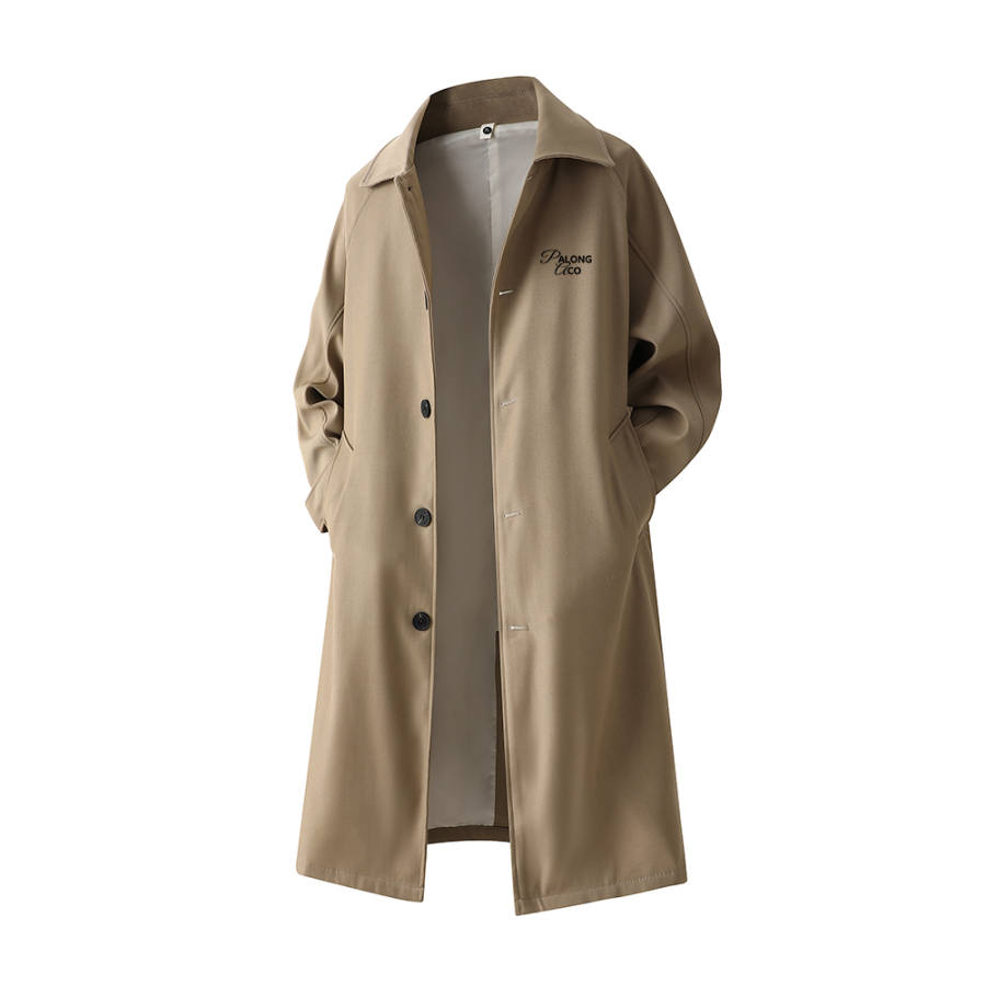 PAL ONGACO Trench Coats Unisex Lapel Moderate Other