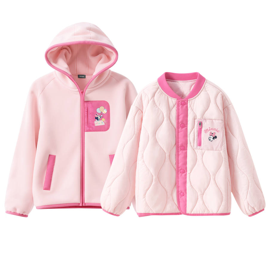 Disney Kids' Fleece Jackets Crew Neck Thickened