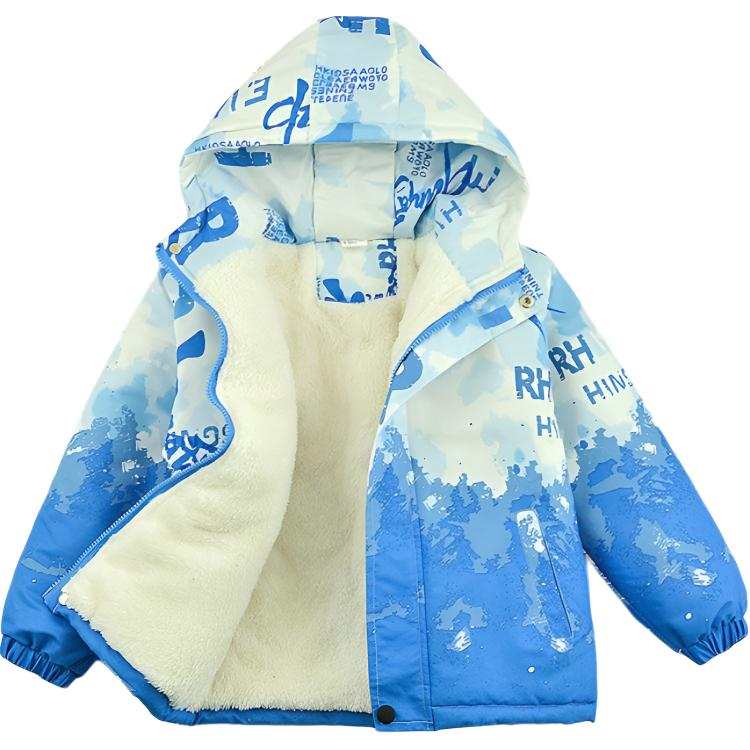 PROTECTCAMEL Kids Outdoor Wear Hooded Thickened And Fleece Lined