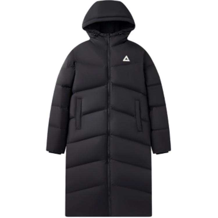 PEAK PEAK Down Jackets Unisex Black Hooded Thickened Other