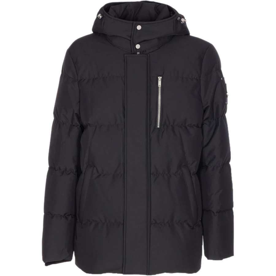 Moose Knuckles Moose Knuckles Logo Plaque Hooded Puffer Jacket