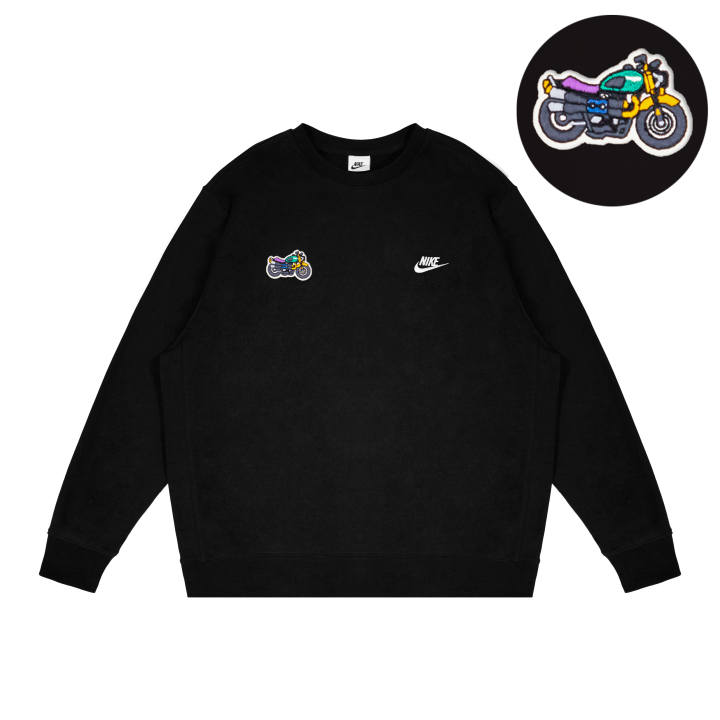 Nike Nike Dri Fit Sweatshirts Unisex Black Crew Neck Moderate Other
