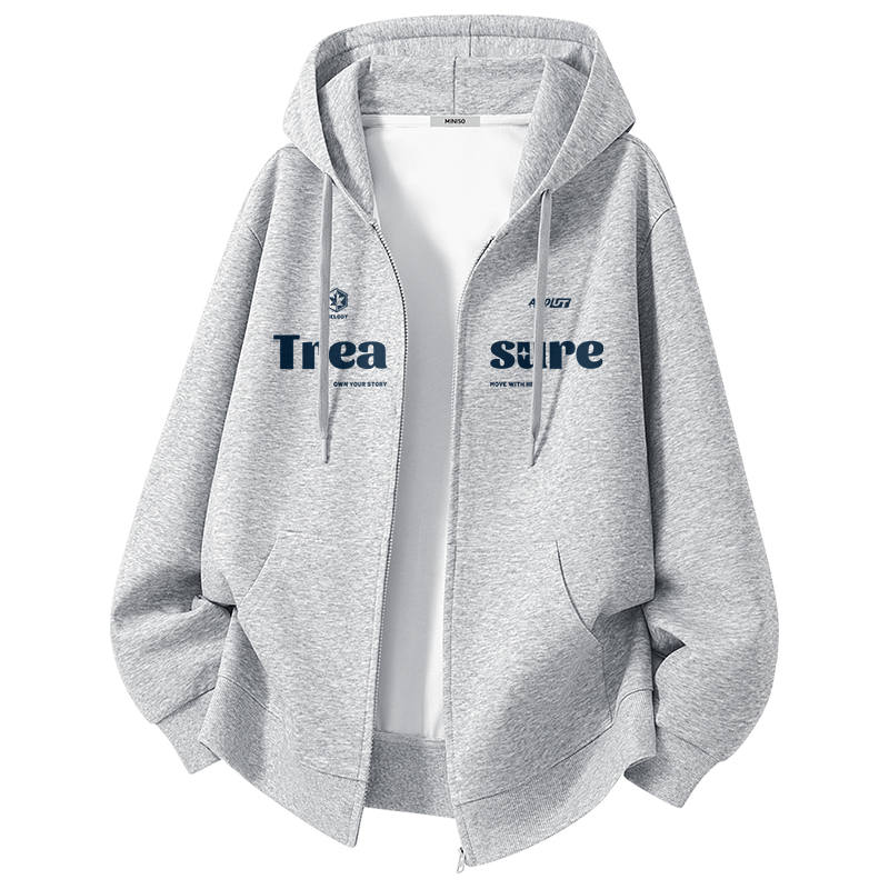 MINISO Sweatshirts Unisex Hooded Moderate Cardigan
