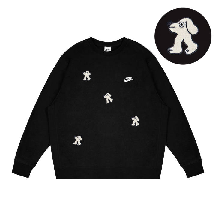Nike Nike Dri Fit Sweatshirts Unisex Black Crew Neck Moderate Other