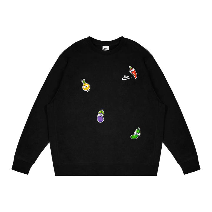 Nike Nike Dri Fit Sweatshirts Unisex Black Crew Neck Moderate Other