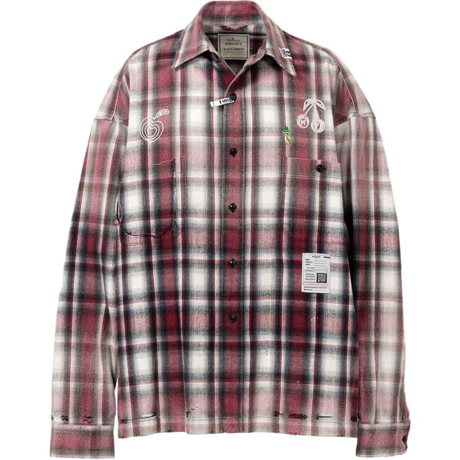 Maison Mihara Yasuhiro FW25 Vintage Like Check Shirt Men's