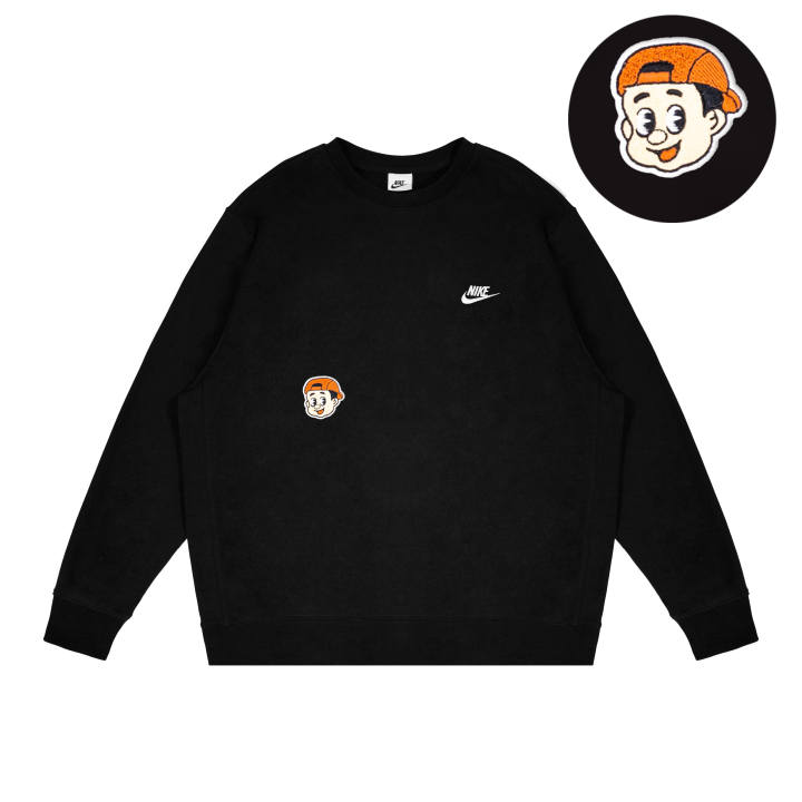Nike Nike Dri Fit Sweatshirts Unisex Black Crew Neck Moderate Other