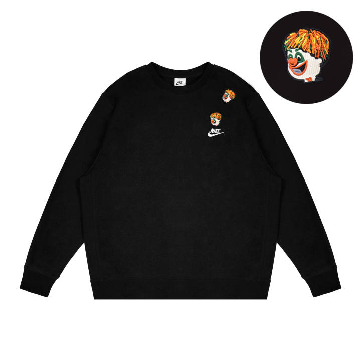 Nike Nike Dri Fit Sweatshirts Unisex Black Crew Neck Moderate Other