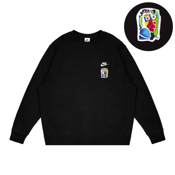 Nike Nike Dri Fit Sweatshirts Unisex Black Crew Neck Moderate Other