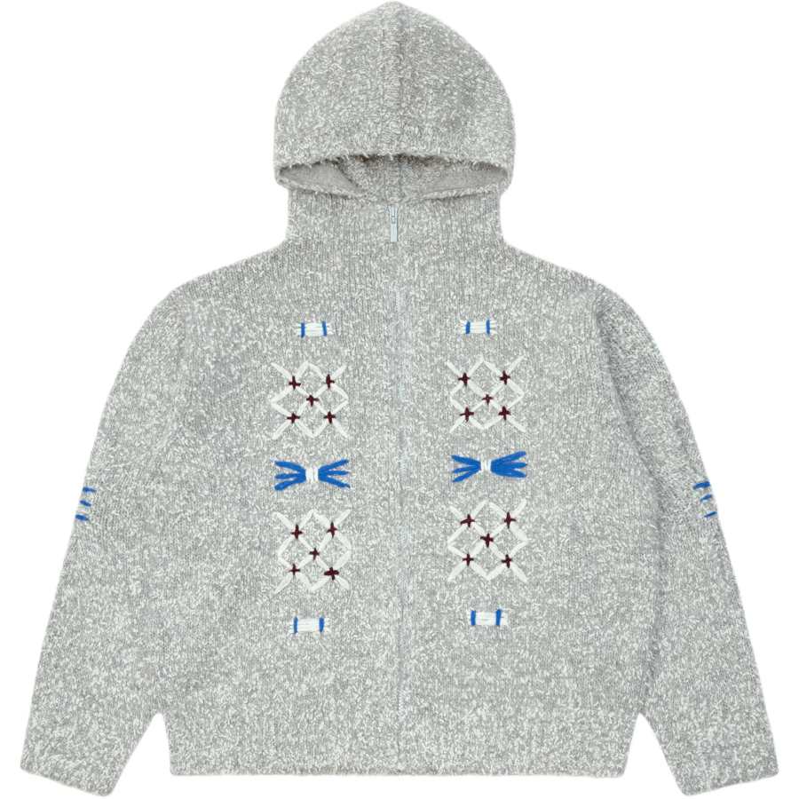 ADER ERROR Ader Error hooded embroidered cardigan