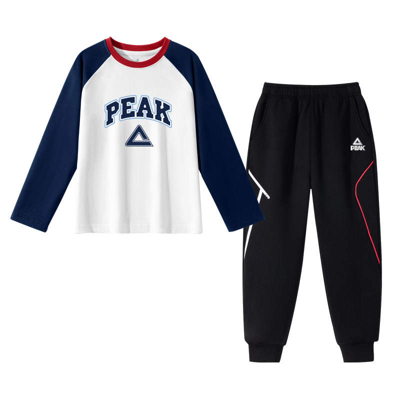 PEAK Kids Casual Sportswear Crew Neck Moderate