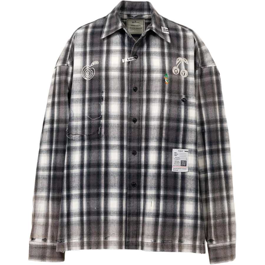 Maison Mihara Yasuhiro FW25 Vintage Like Check Shirt Men's
