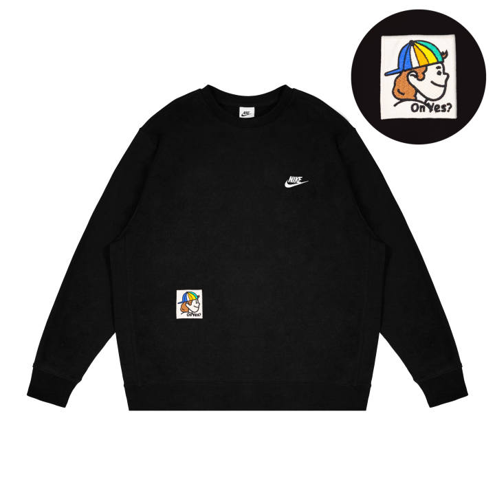 Nike Nike Dri Fit Sweatshirts Unisex Black Crew Neck Moderate Other