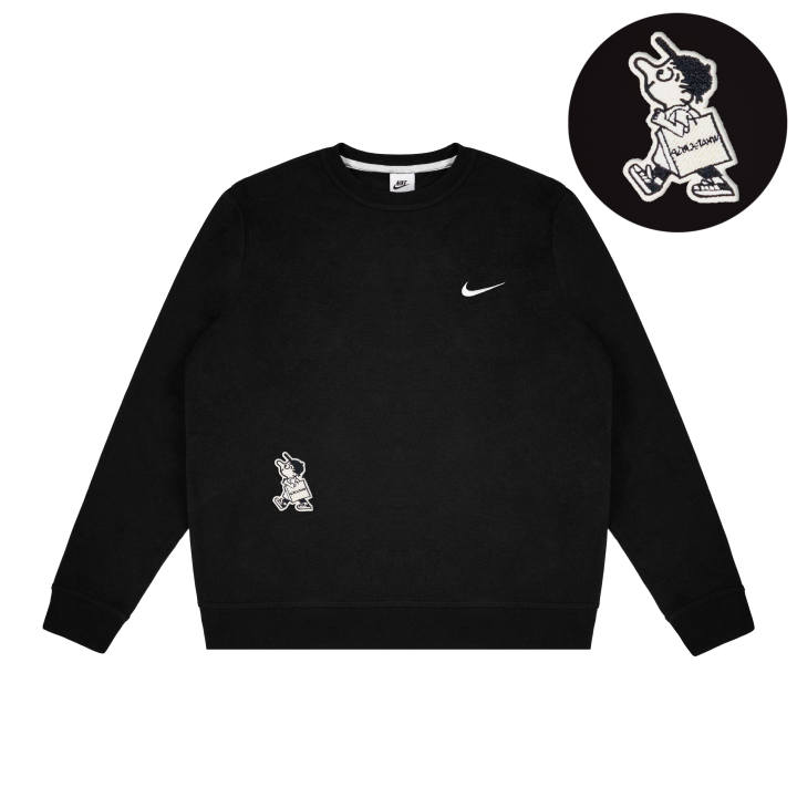 Nike Nike Dri Fit Sweatshirts Unisex Black Crew Neck Moderate Regular