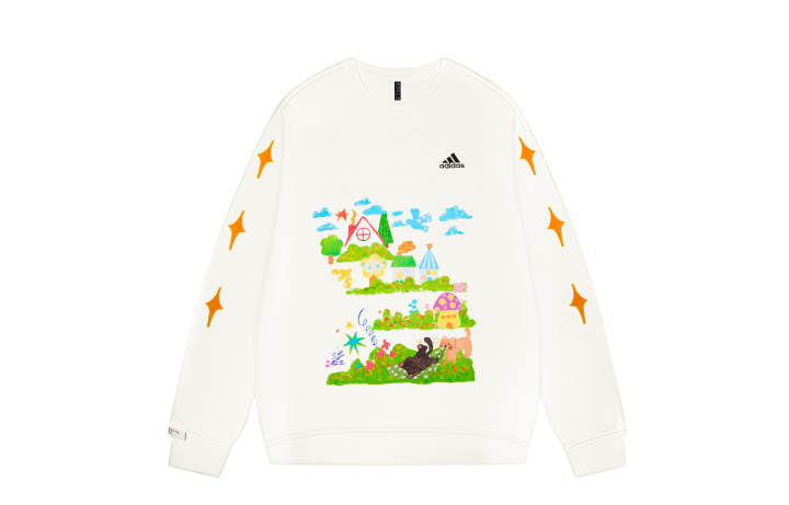 Adidas Adidas LABEL Sweatshirt Unisex White