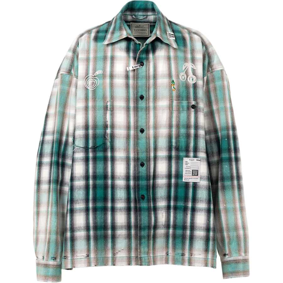 Maison Mihara Yasuhiro FW25 Vintage Like Check Shirt Men's
