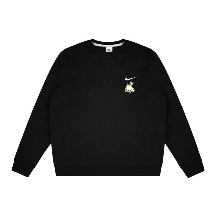 Nike Nike Dri Fit Sweatshirts Unisex Black Crew Neck Moderate Regular