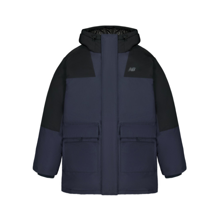 New Balance New Balance Down Jackets Men's Navy Blue Hooded Moderate Other