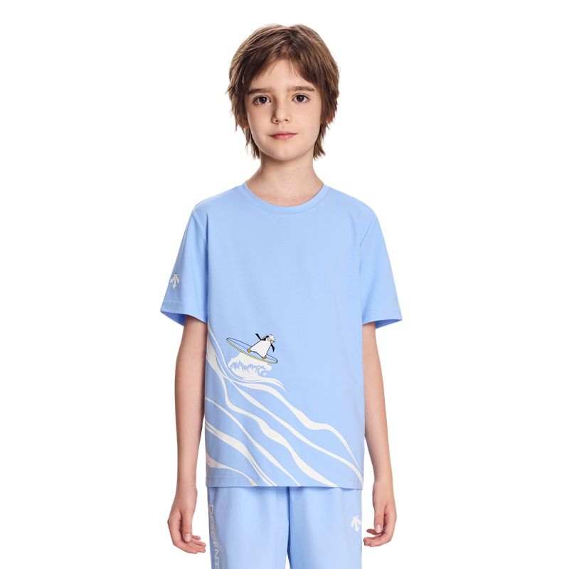 DESCENTE DESCENTE Kids T Shirts Crew Neck Thin