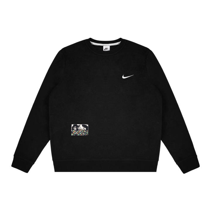 Nike Nike Dri Fit Sweatshirts Unisex Black Crew Neck Moderate Regular