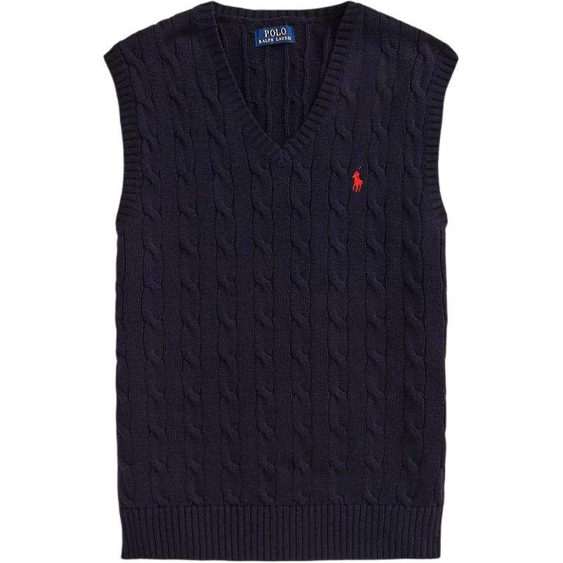 Polo Ralph Lauren Logo Embroidered Knitted Vest