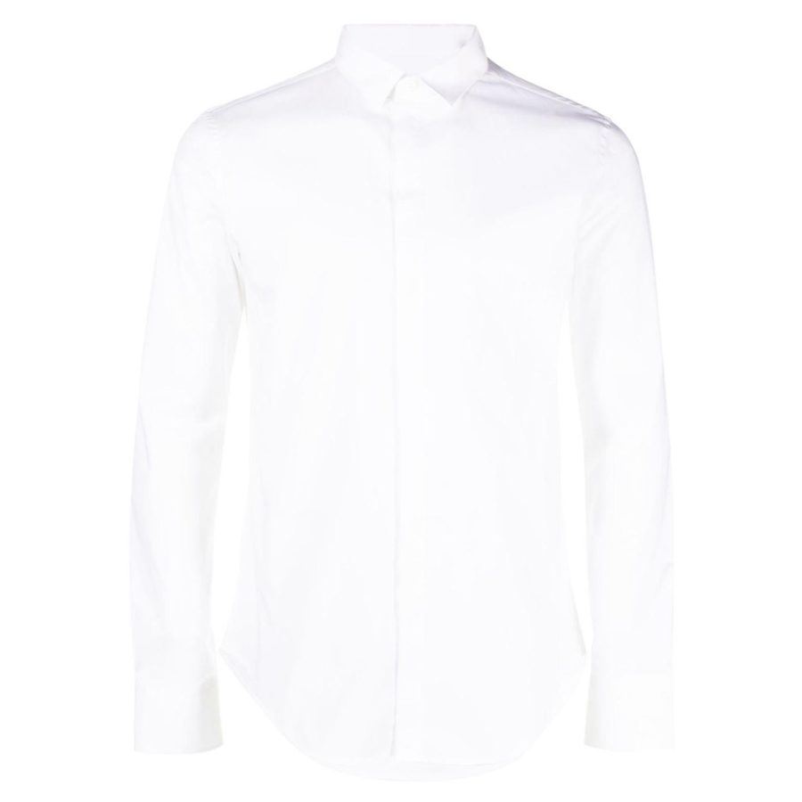 Emporio Armani long-sleeve cotton shirt