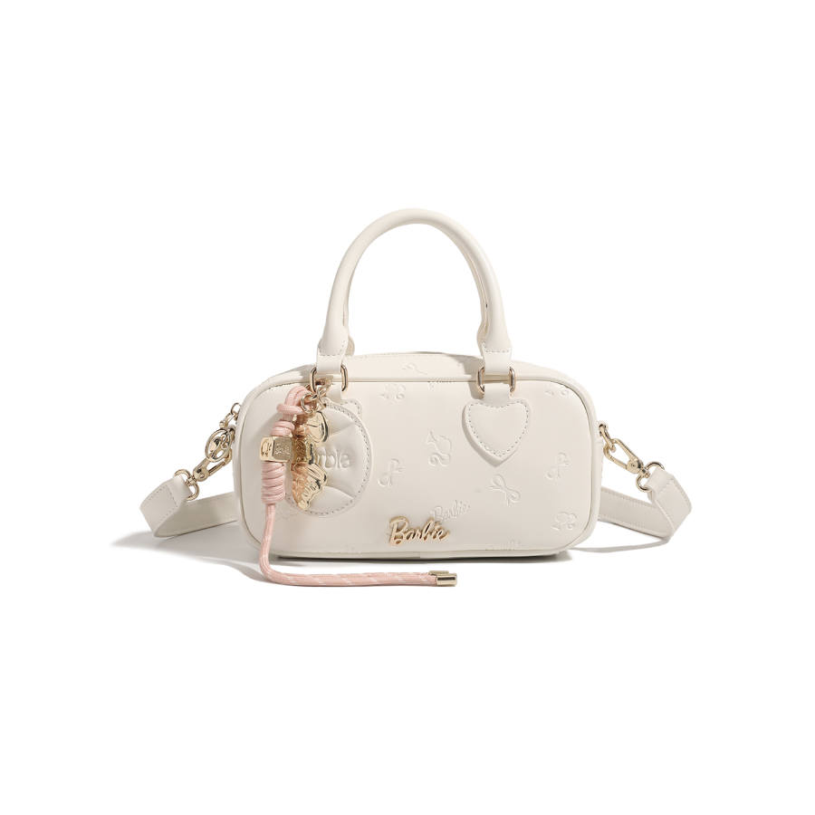 Barbie Synthetic Leather Handbag Regular Women's Multicolor
