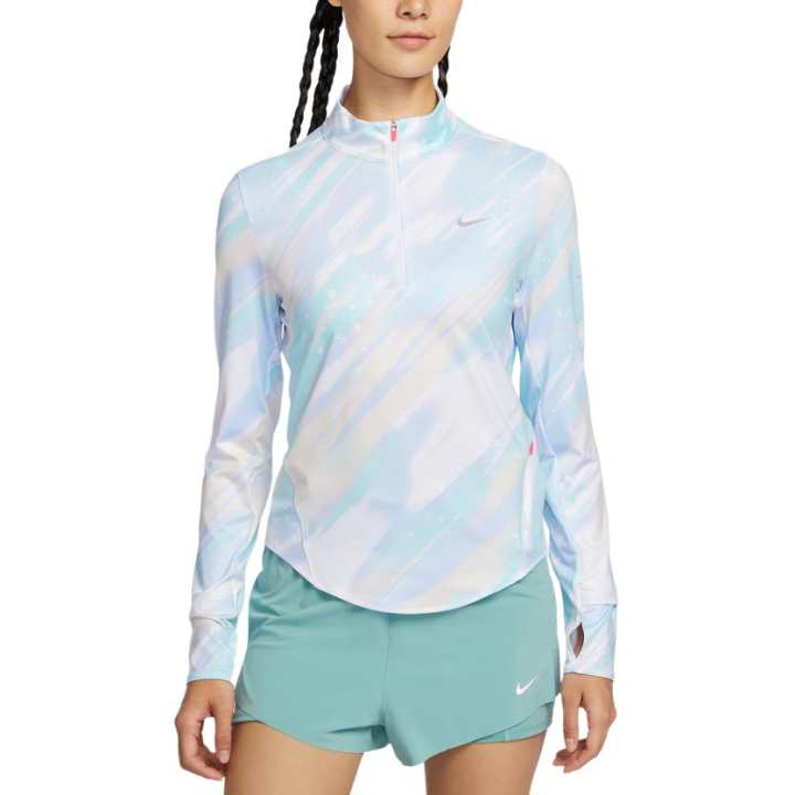 Nike Nike T Shirts Women's Blue Stand Collar Moderate
