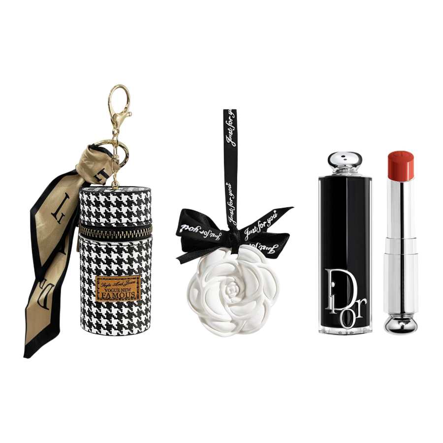 DIOR Vibrant Blue Gold Lipstick Sample+Aromatherapy+Bag Makeup Sets Easy to Blend Velvet Matte Moisturizing