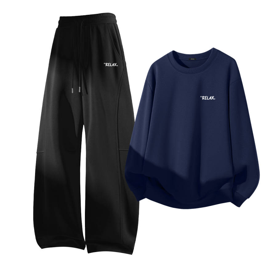 MINISO MINISO Sweatshirt Sets Unisex Crew Neck Moderate