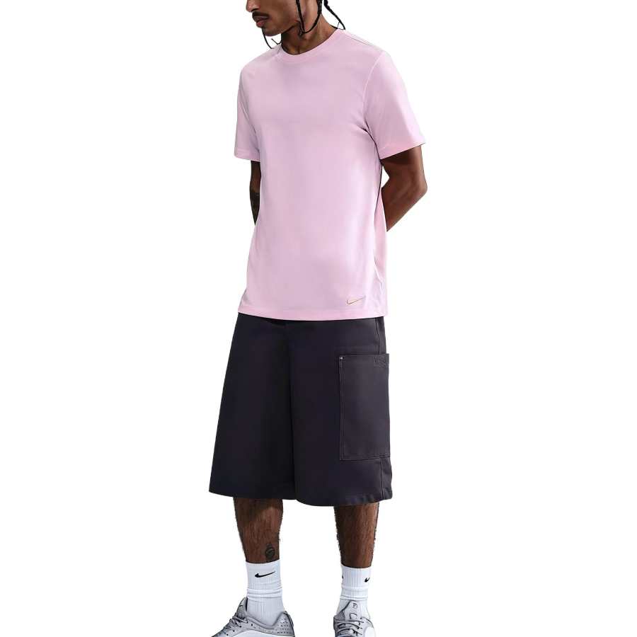 Nike Nike Sportswear T Shirts Men's Pink Foam/Pink Oxford Crew Neck Moderate Straight Fit