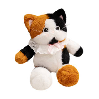 JBBCN Cute, Healing, Adorable Three Flowers Kitten Accompanying And Soothing Dolls Plush Doll 45cm/60cm Tall
