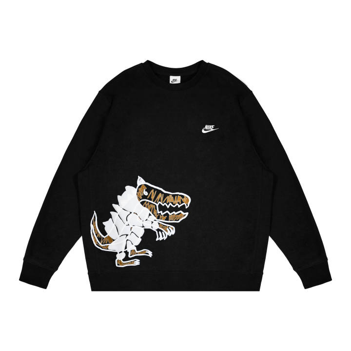 Nike Nike Dri Fit Sweatshirts Unisex Black Crew Neck Moderate Other