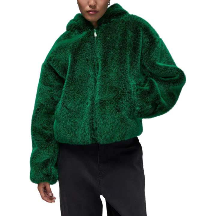 Jordan Jordan Air Jackets Women's Peacock Stone Color Hooded Moderate Other