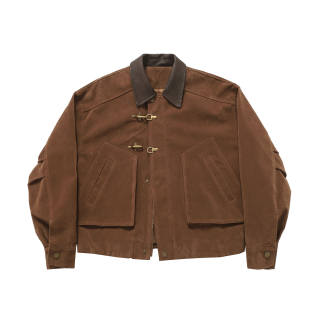 BOTANICA Jackets Unisex Pointed Collar Moderate Workwear