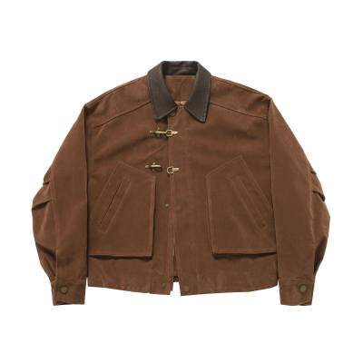BOTANICA Jackets Unisex Pointed Collar Moderate Workwear
