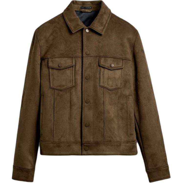 ZARA ZARA Jackets Men's Tan Lapel Moderate Other