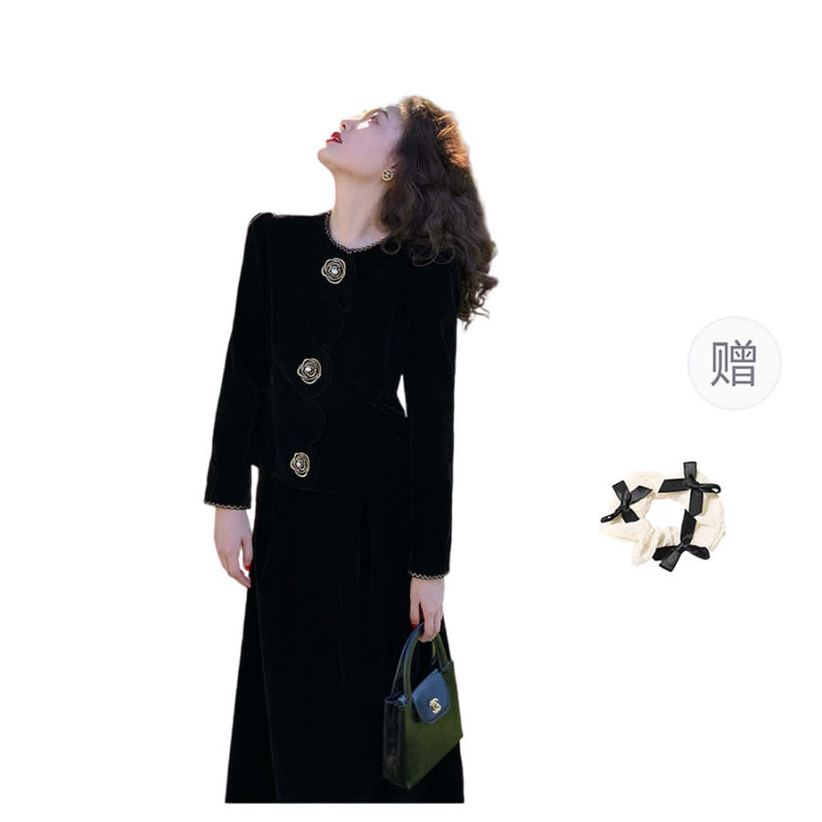 CPAURA Velvet feel Coat Women's