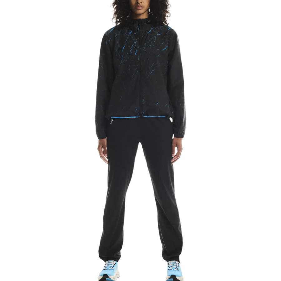 On Pace Jackets Women's Cerulean | Black Hooded Moderate Other