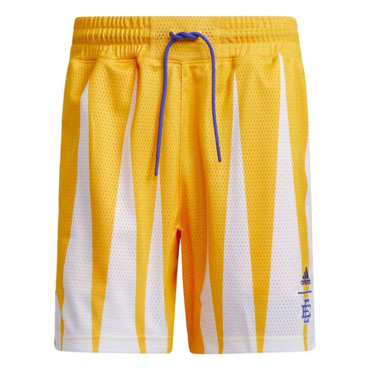Adidas Adidas Hoops Summer Essentials geometric-pattern track shorts
