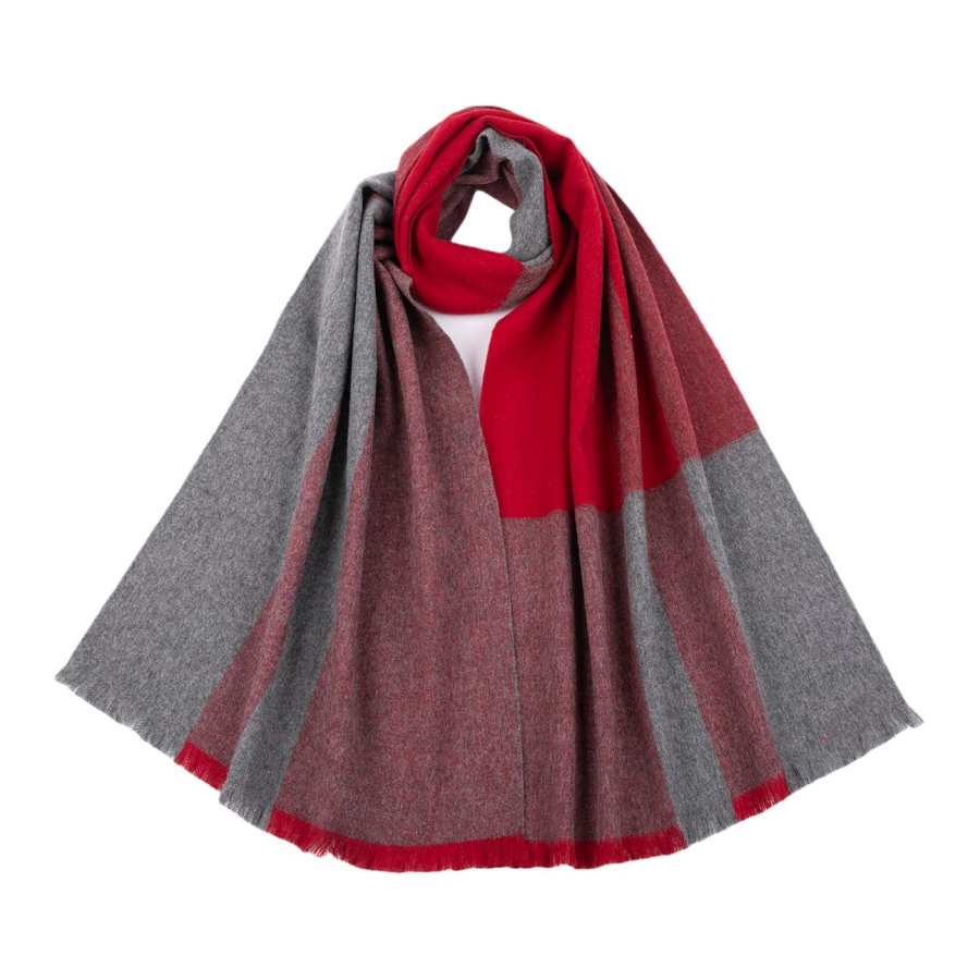 Hodo Red Bean Wool Knit Scarves Unisex