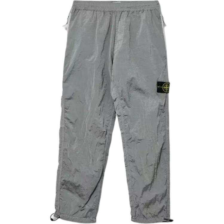STONE ISLAND Compass Patch Straight Leg Trousers