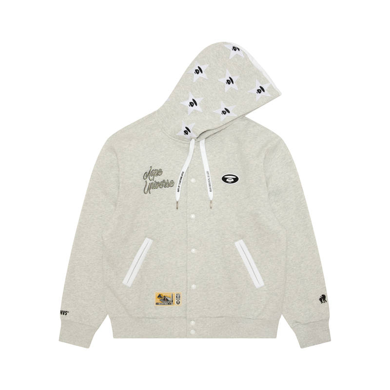 Aape logo-embroidered hoodie
