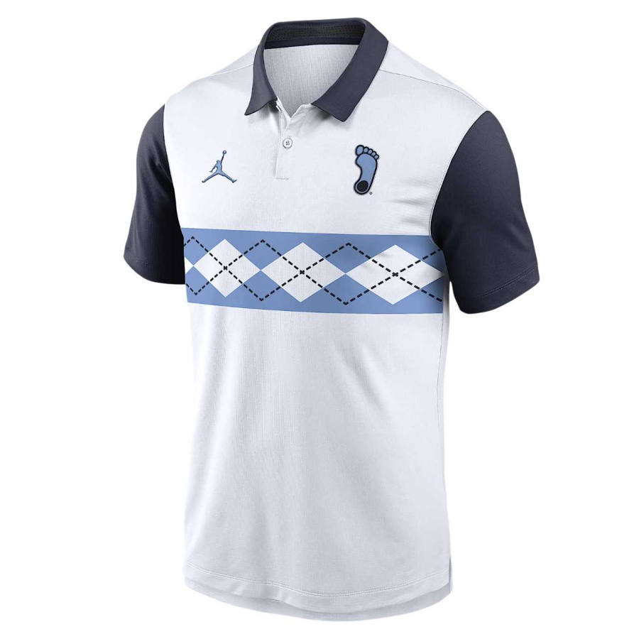 Jordan Jordan North Carolina Athletic Prep Vapor Alt Logo Men's Jordan Brand Dri-FIT College Polo