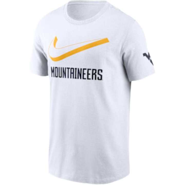 Nike Nike West Virginia Primetime Campus 2 Hit Swoosh Men's Nike College T Shirt