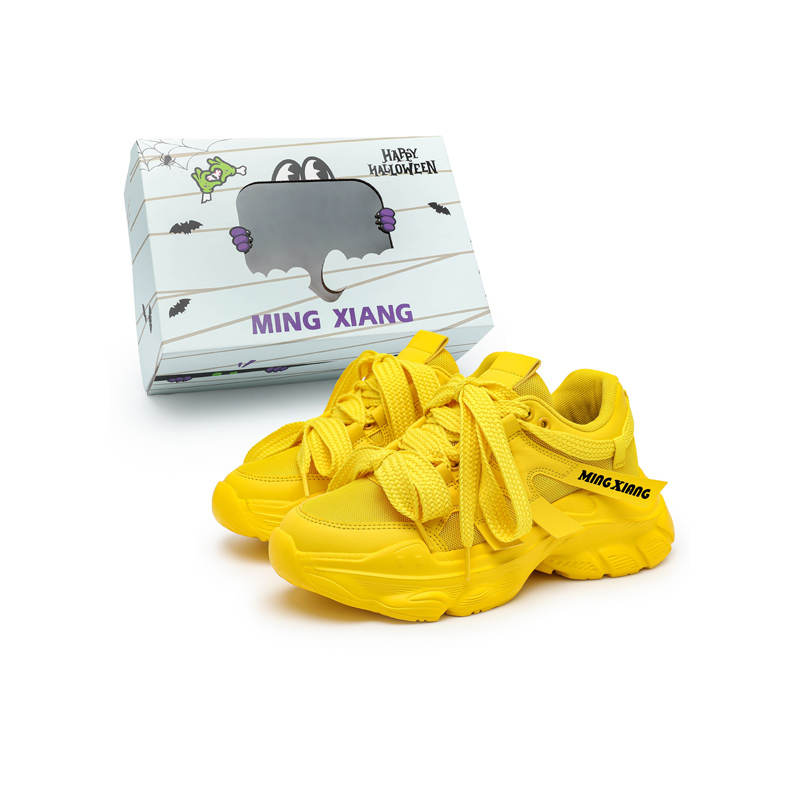 MINGXIANG Abrasion Resistant, Breathable, Lightweight Low top Chunky Sneakers Unisex