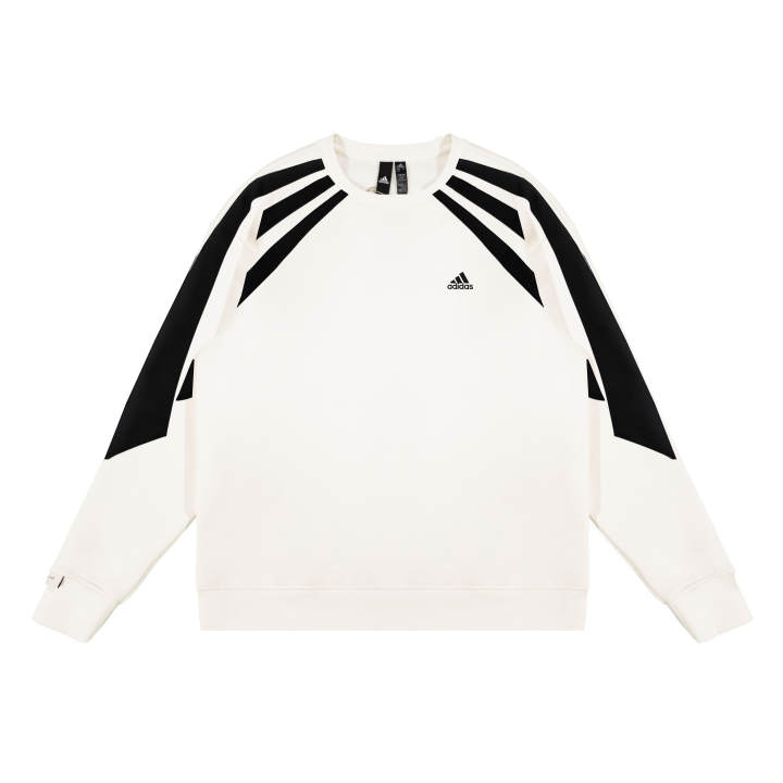 Adidas Adidas Sweatshirts Unisex White Crew Neck Moderate Regular