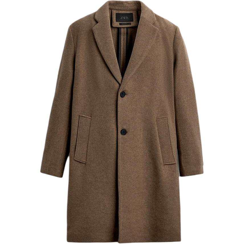 ZARA Coats Men's Mink Moderate