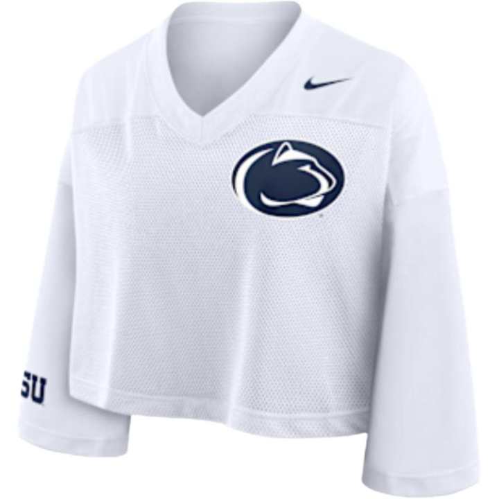 Nike Nike Penn State Jersey Women's Nike Dri-FIT College Cropped Top